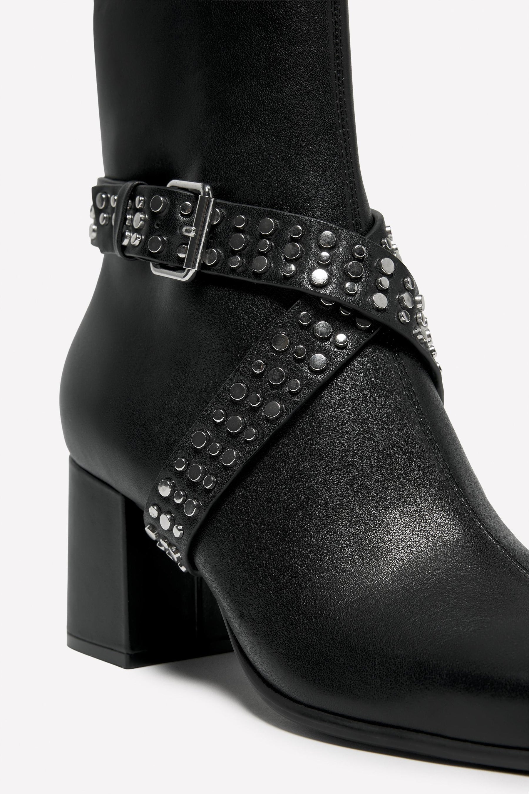 LEATHER HEELED BOOTS LUDOVIC DE SAINT SERNIN x - Image 5