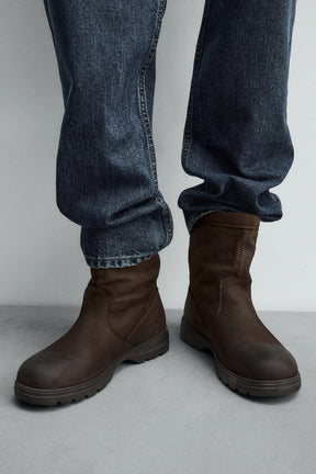 CHUNKY LEATHER BOOTS - Image 3