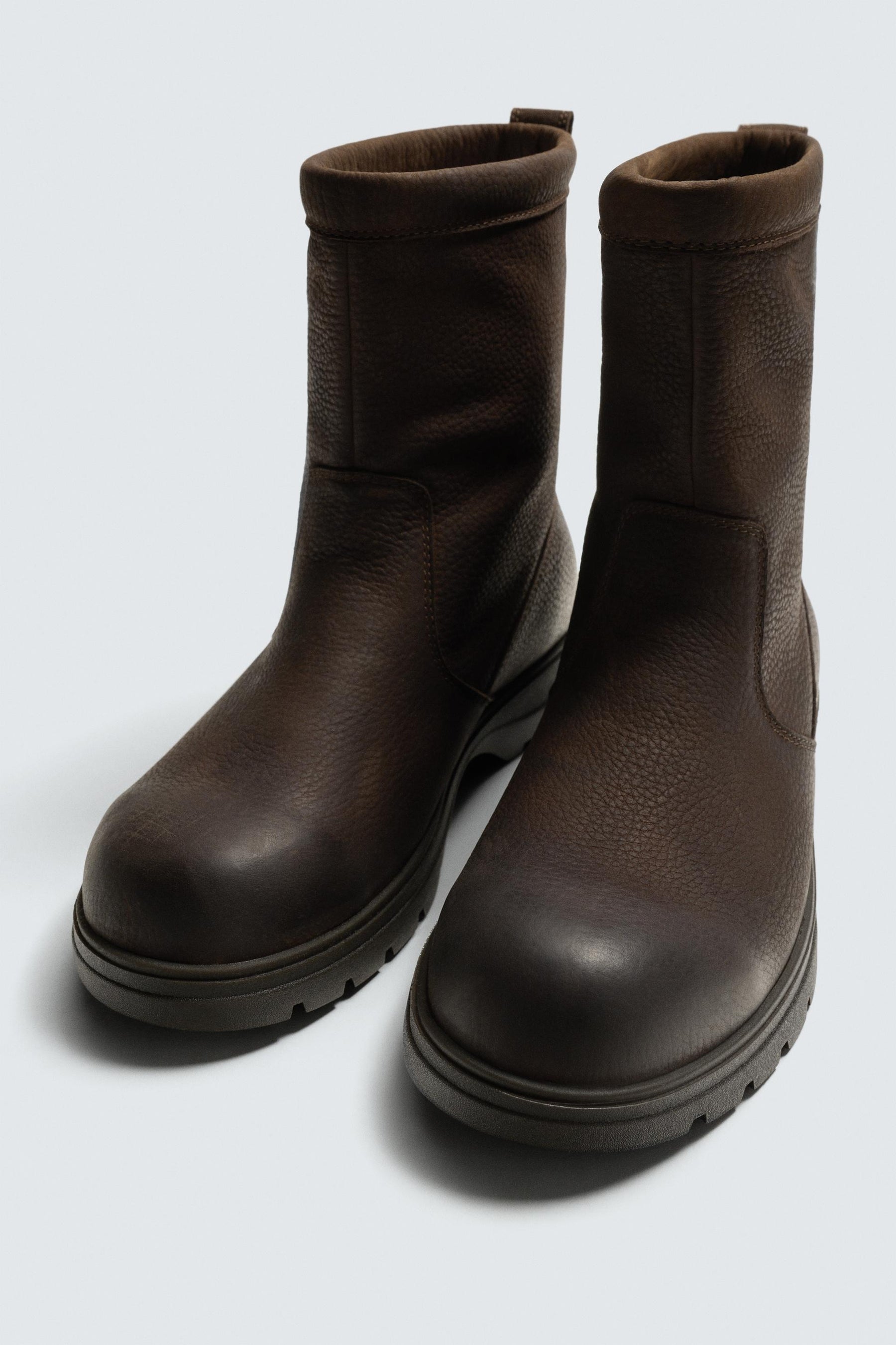 CHUNKY LEATHER BOOTS - Image 5