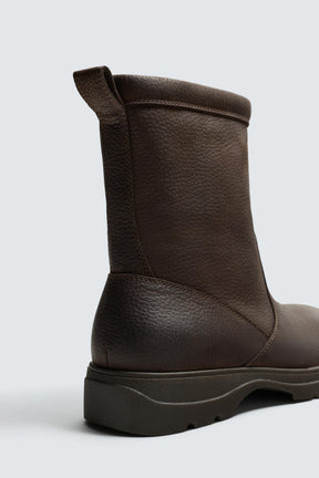 CHUNKY LEATHER BOOTS - Image 6