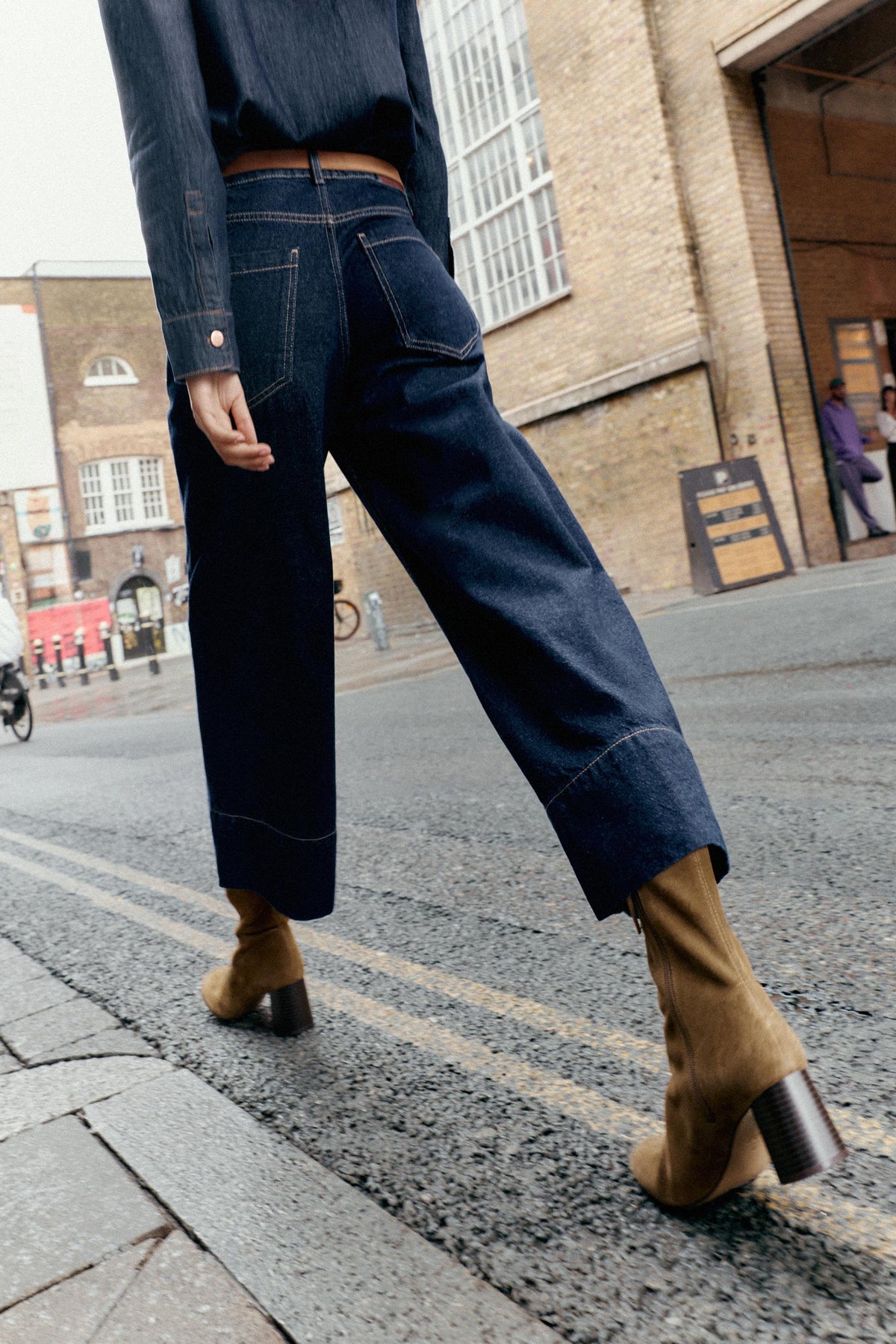 Split Suede Ankle Boots
