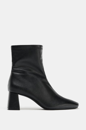 Block Heel Ankle Boots