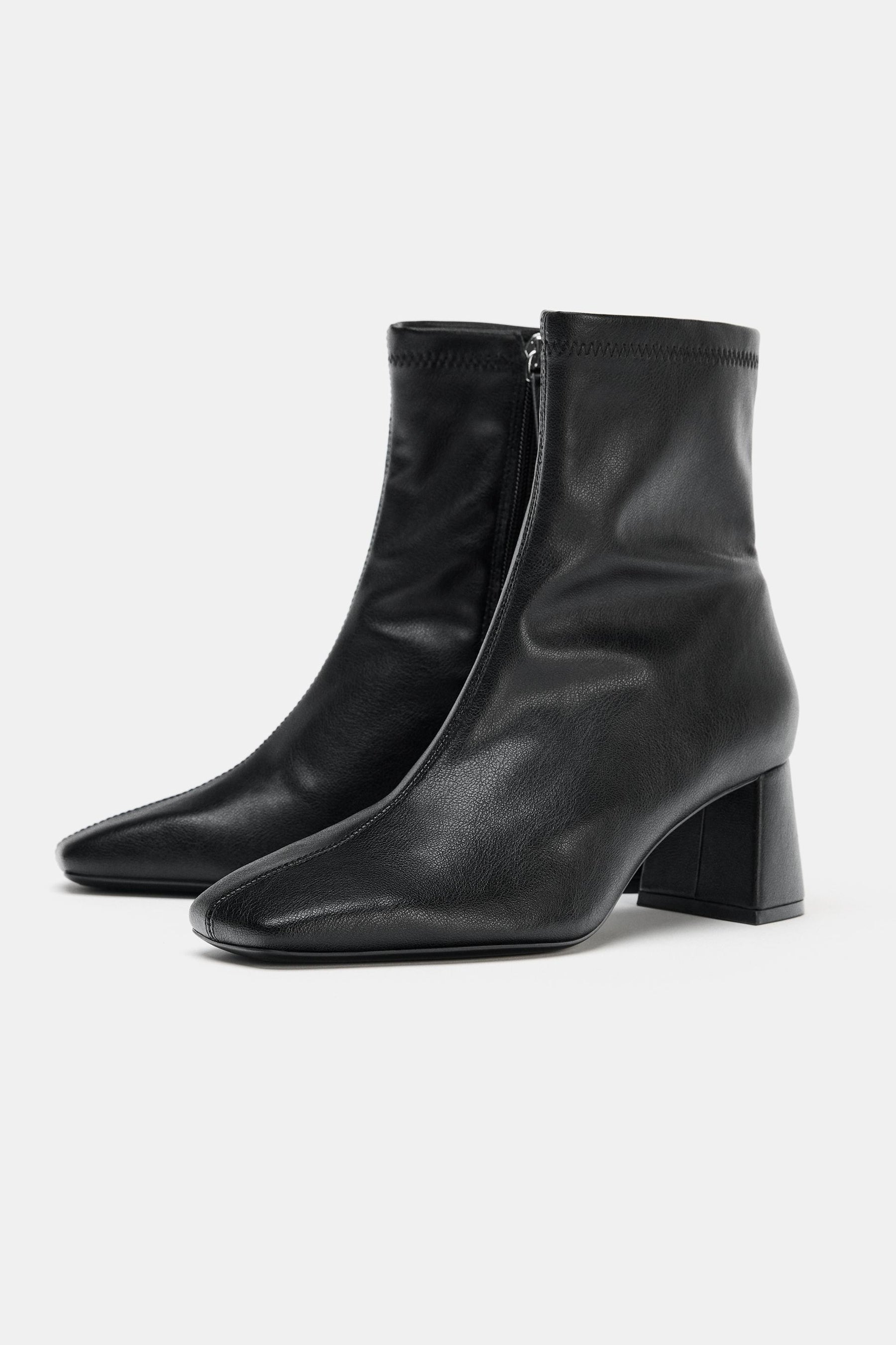 Block Heel Ankle Boots
