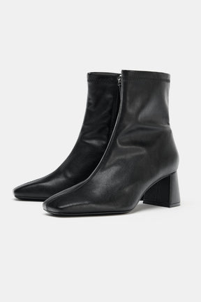 Block Heel Ankle Boots