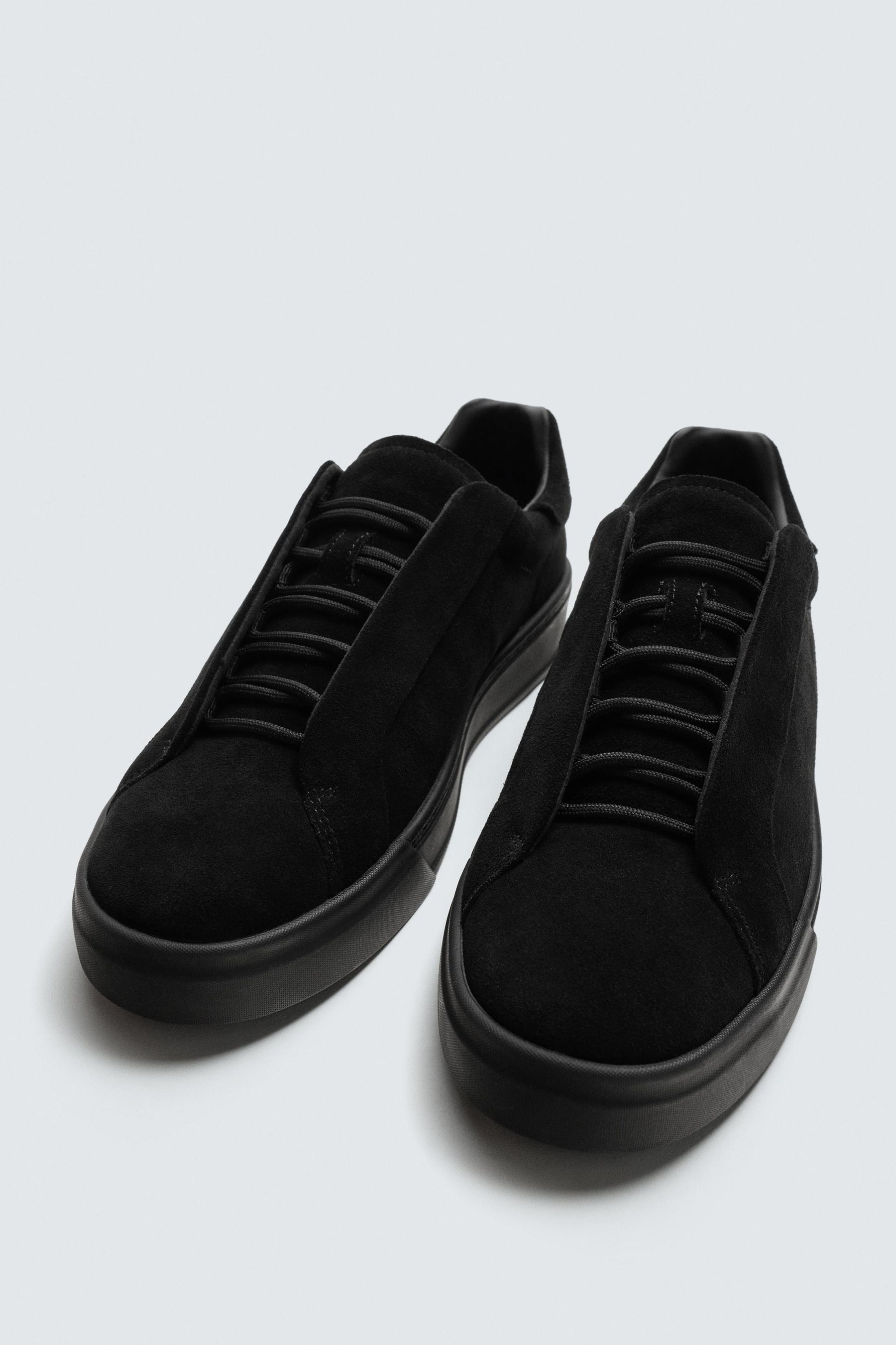 MONOCHROME LEATHER TRAINERS - Image 5