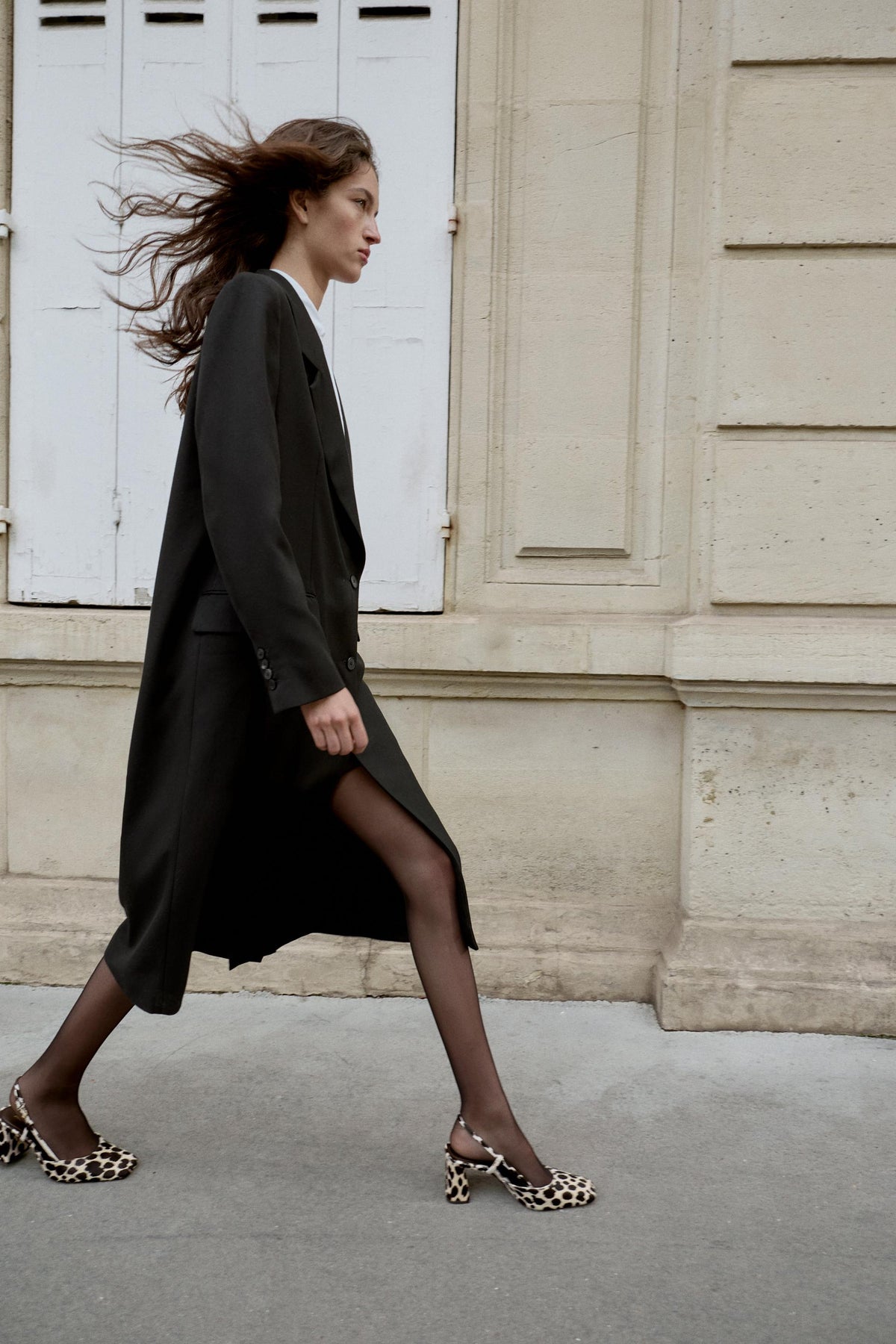 Animal Print Leather Shoes