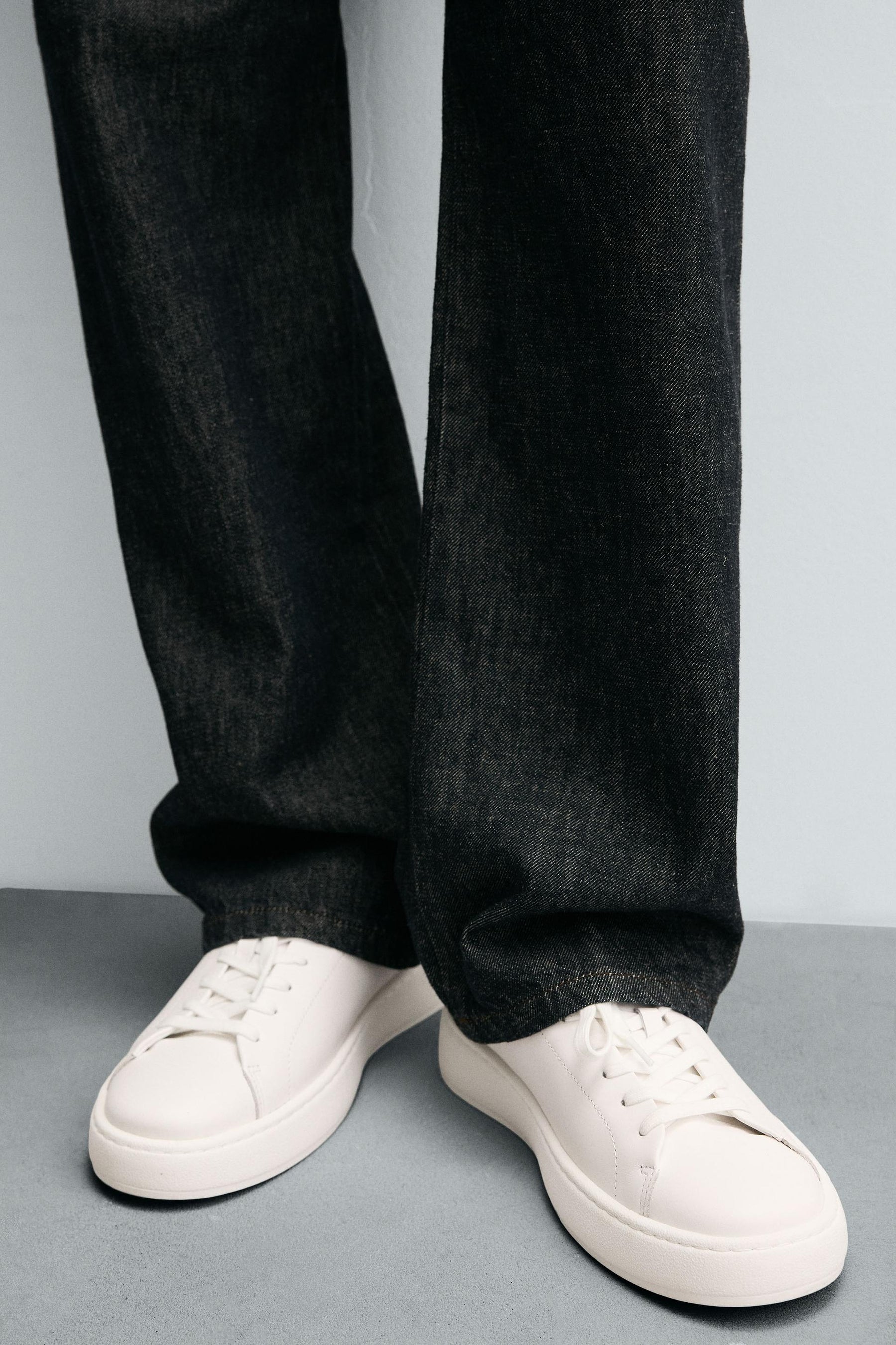 CHUNKY LEATHER TRAINERS - Image 3