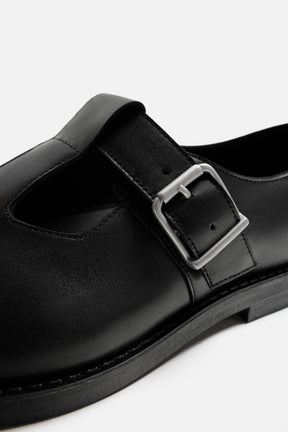 LEATHER BUCKLE SHOES - Image 5