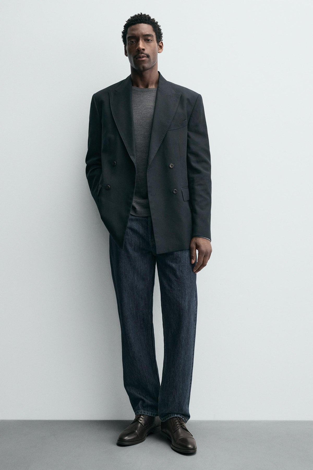 LEATHER DERBY SHOES - Image 2