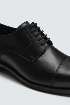 LEATHER DERBY SHOES - Image 3