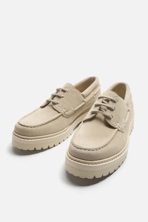 LEATHER DECK SHOES - Image 4