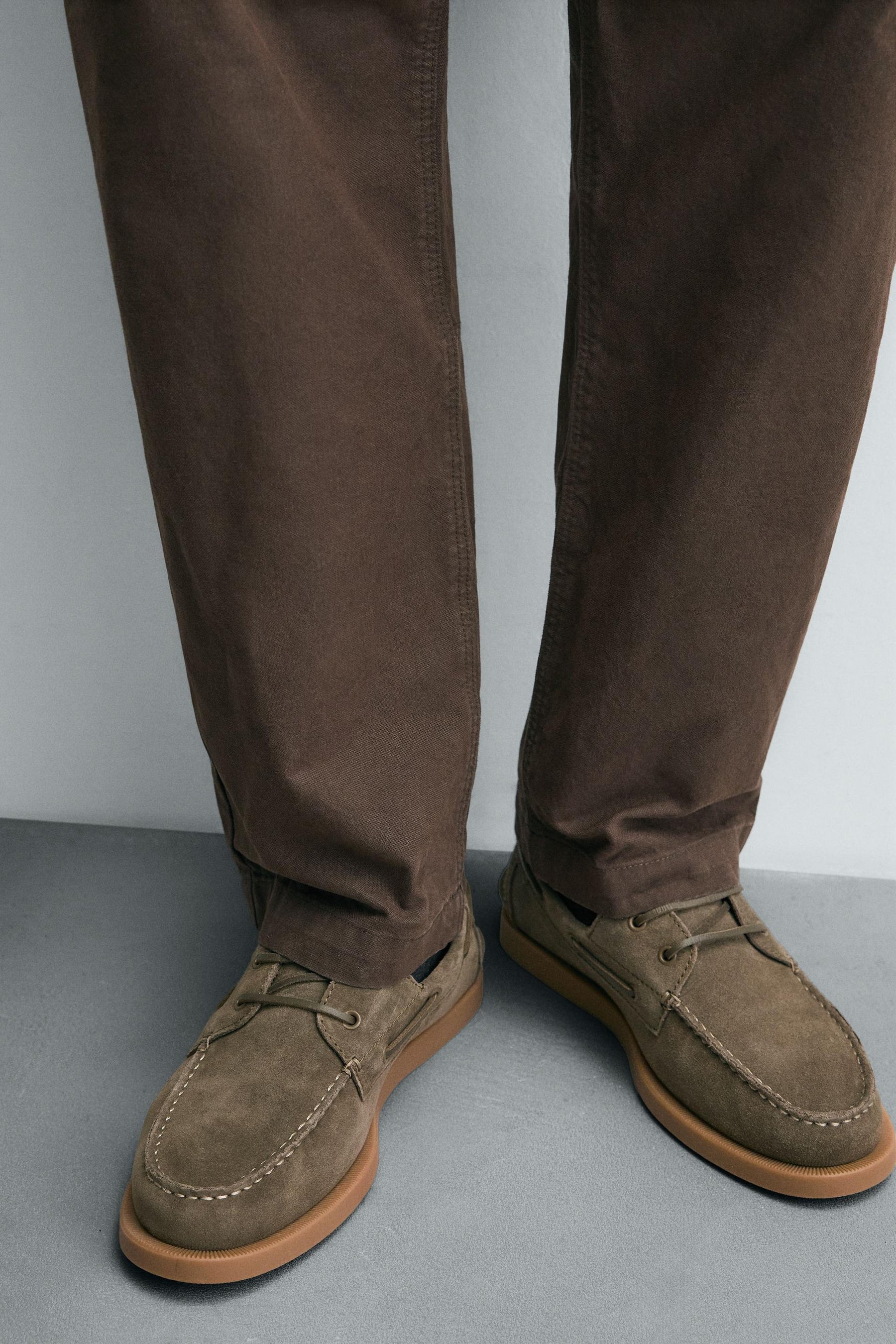 LEATHER DECK SHOES - Image 3