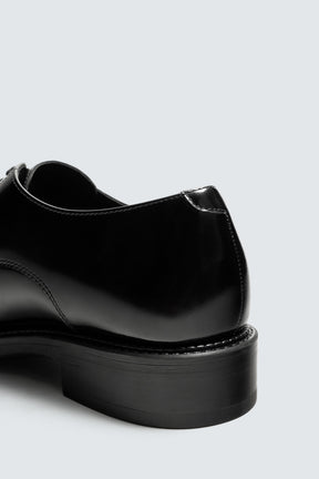 LEATHER DERBY SHOES