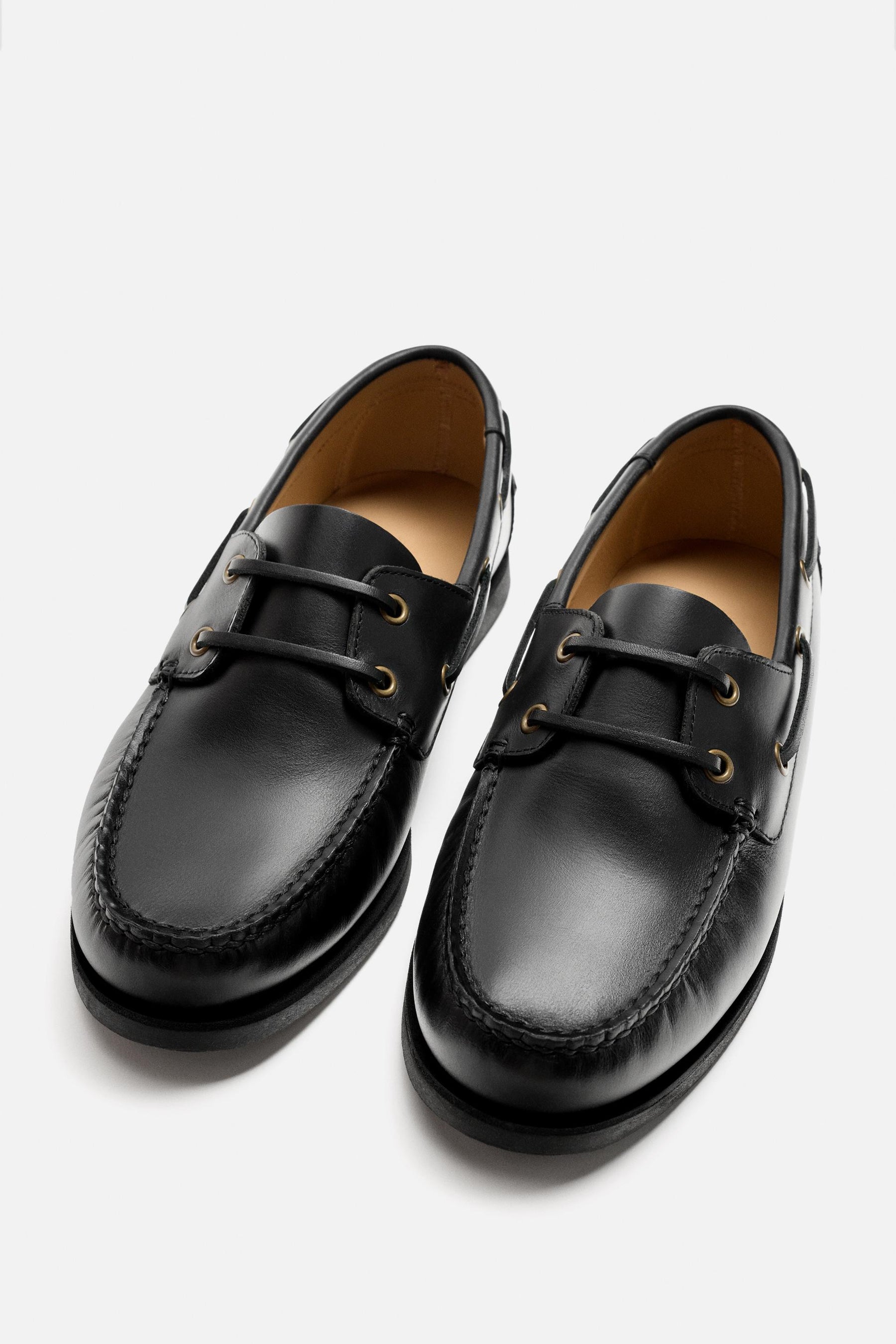 LIMITED EDITION LEATHER DECK SHOES - Image 5