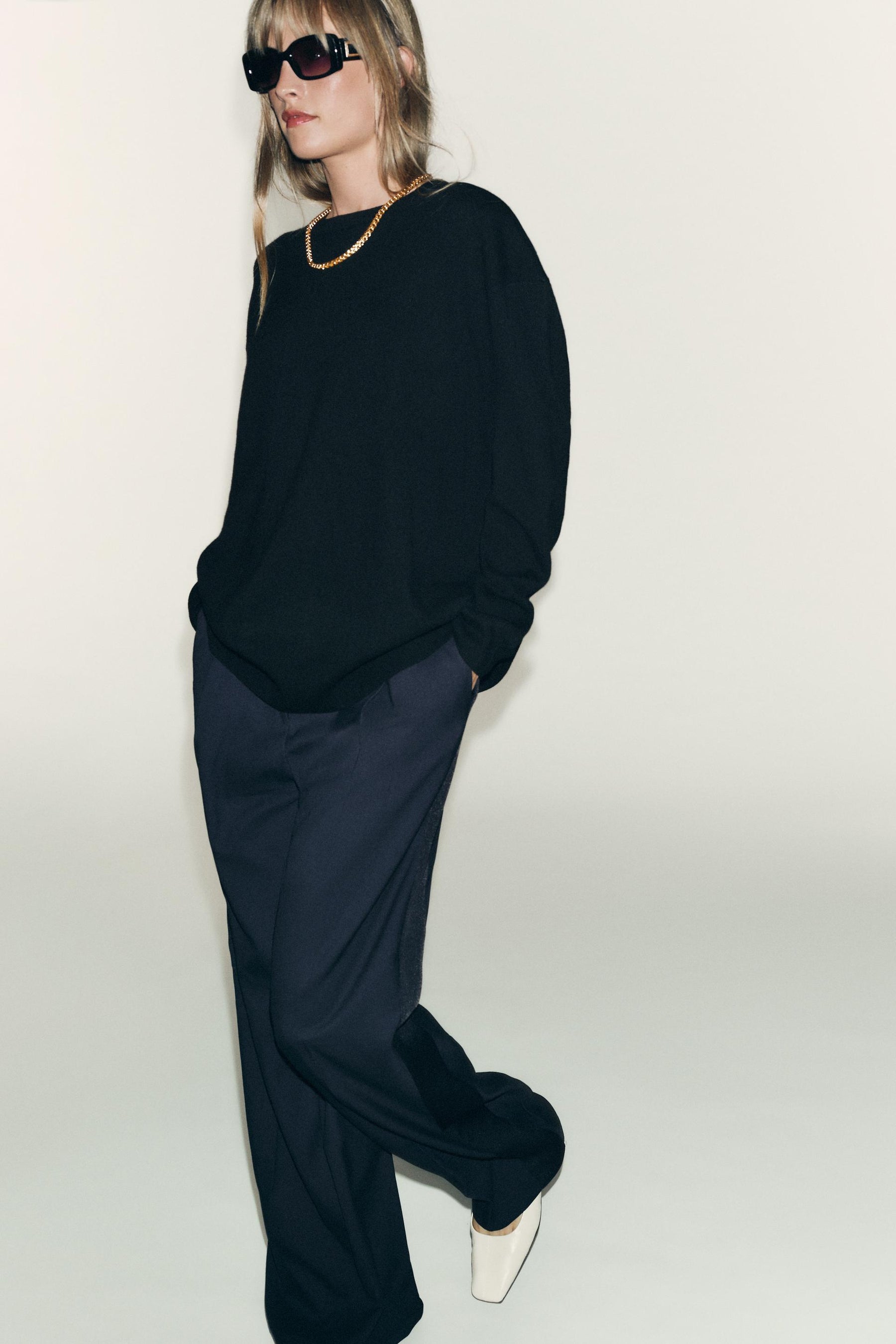 Leather Ballerina Shoes