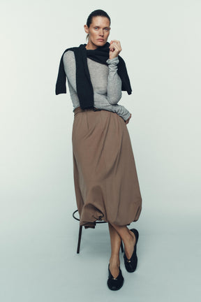 LEATHER BALLET FLATS