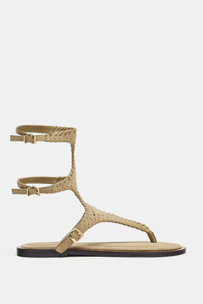 ANKLE STRAP SANDALS