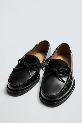 LEATHER BOW LOAFERS - Image 5