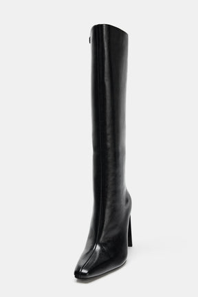 POINTED HEELED BOOTS