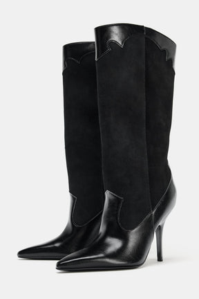 Cowboy Heel Boots