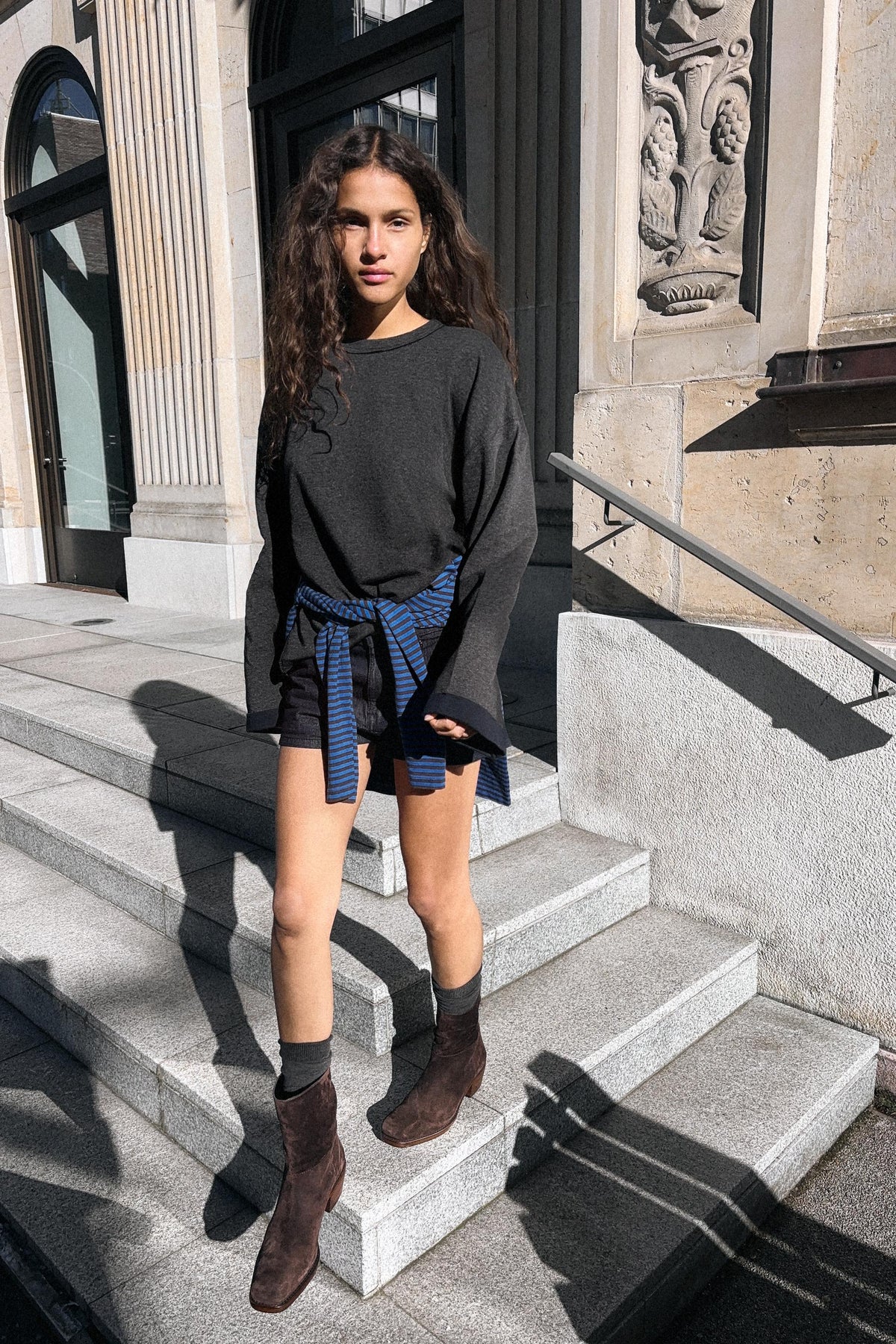 Suede Heeled Ankle Boots