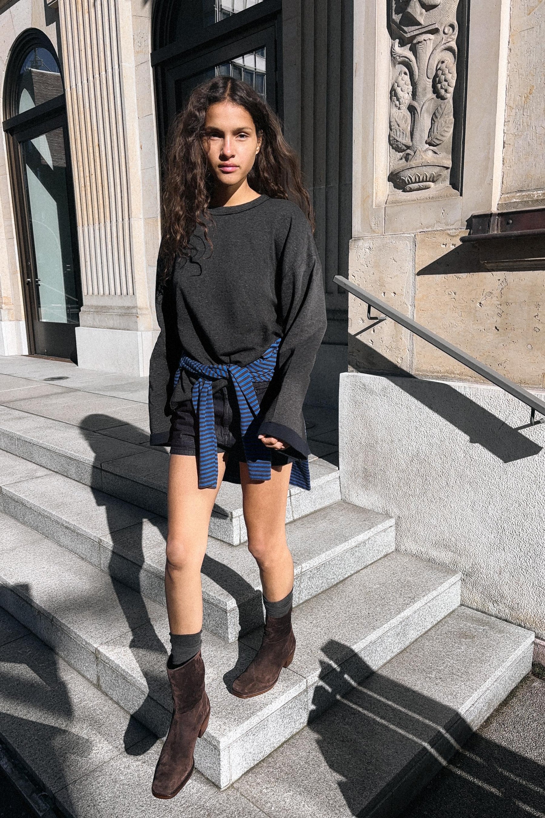 Suede Heeled Ankle Boots