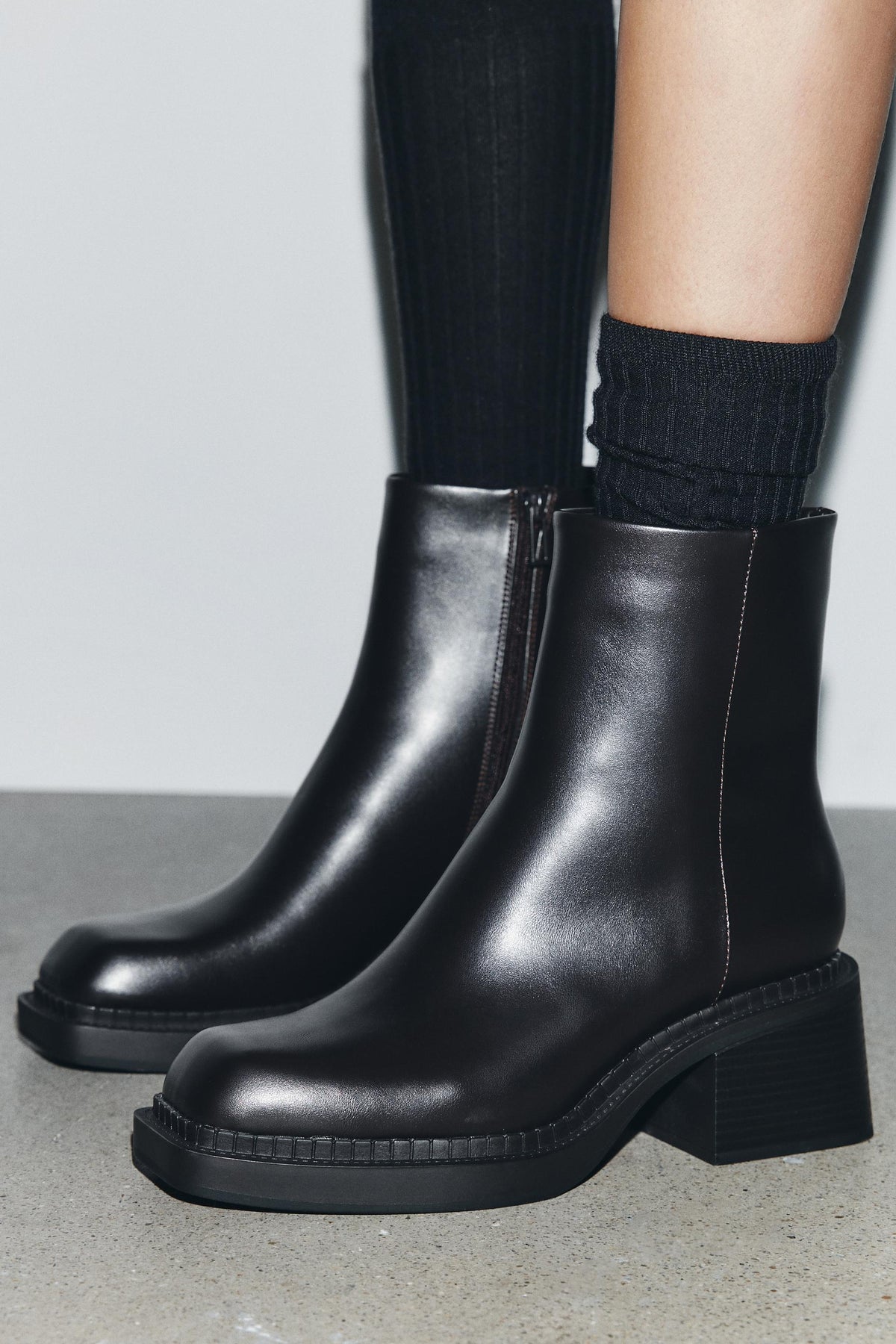 Ankle Boots with Block