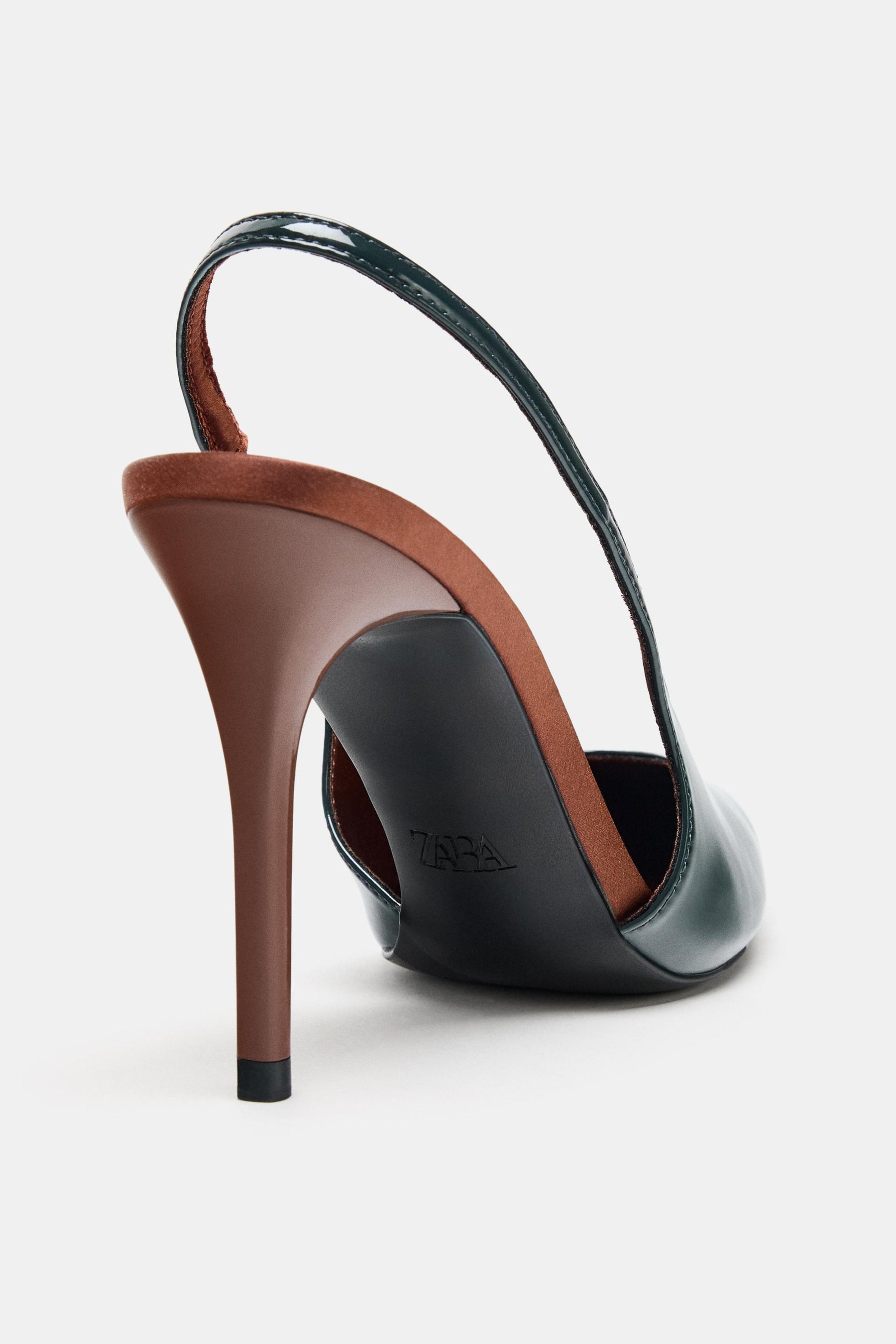 FAUX PATENT SLINGBACK
