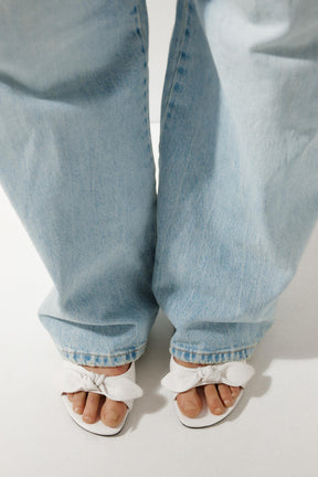 LEATHER HEELED SANDALS