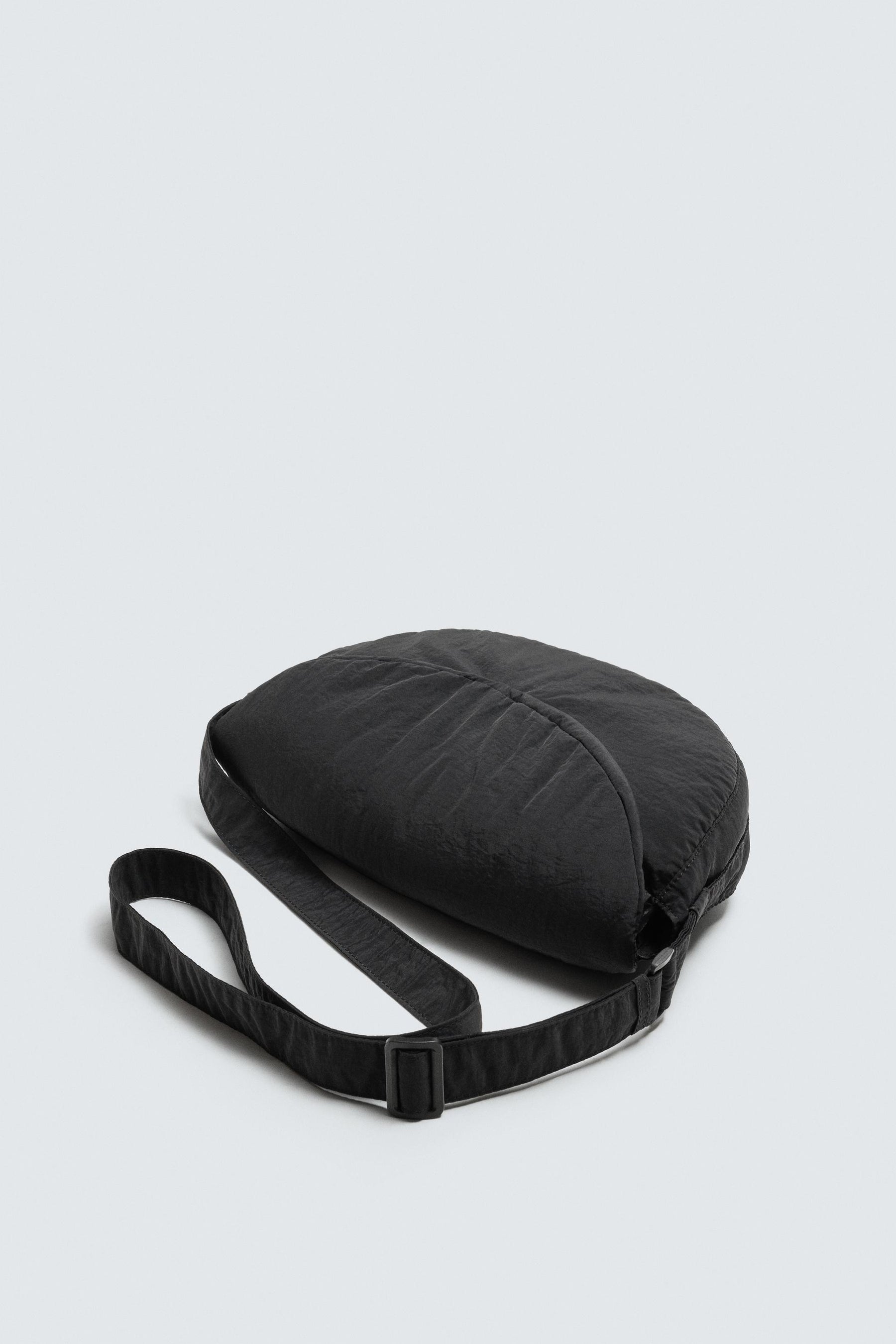 NYLON FLAP CROSSBODY BAG