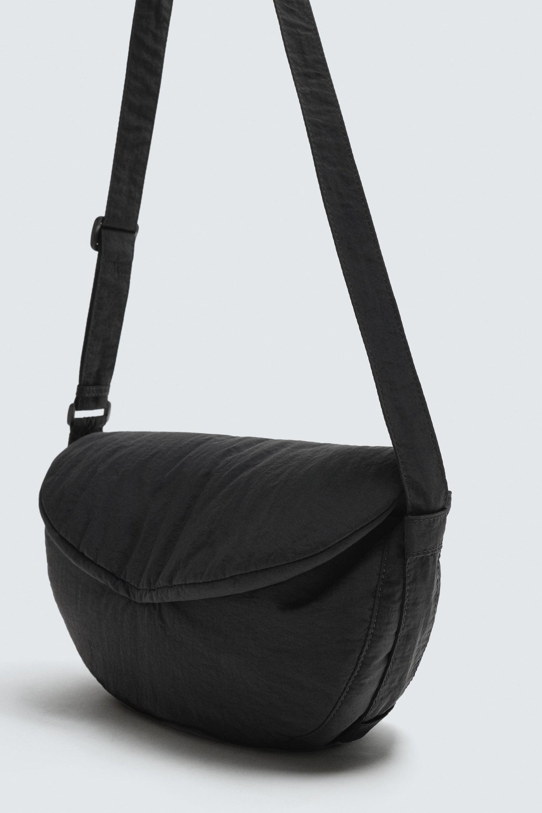 NYLON FLAP CROSSBODY BAG
