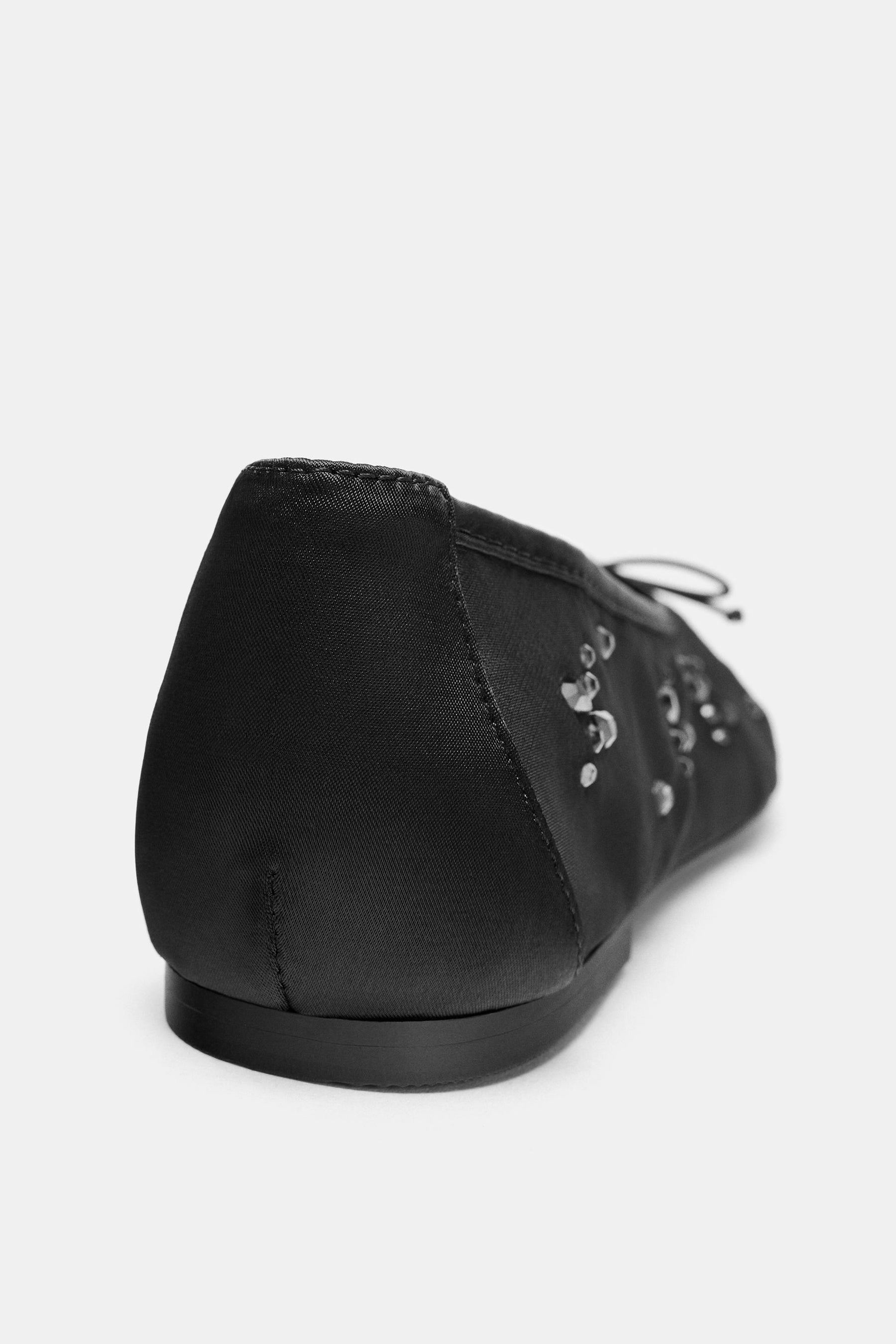 SHINY MESH BALLERINAS