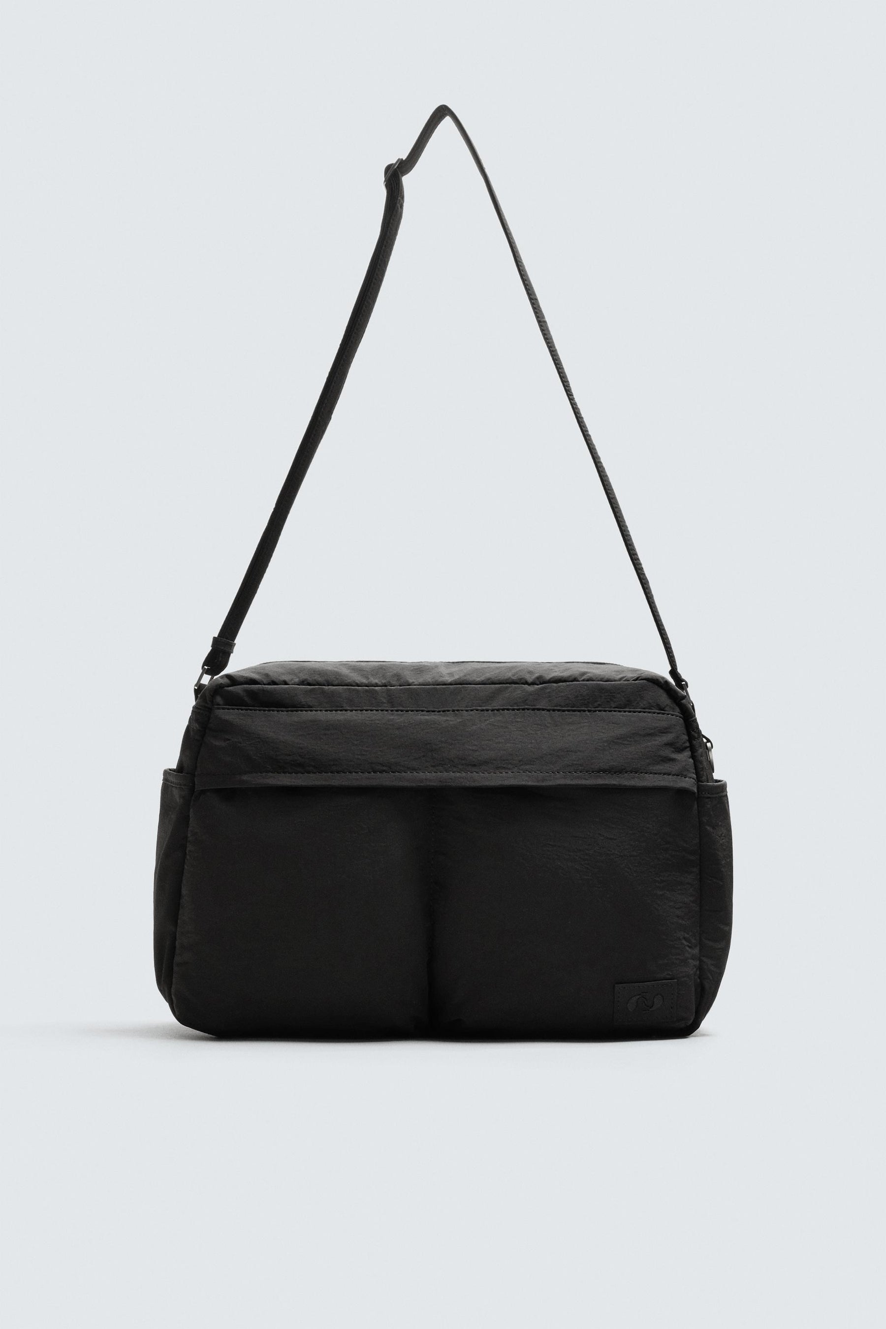 MULTI-POCKET NYLON CROSSBODY BAG