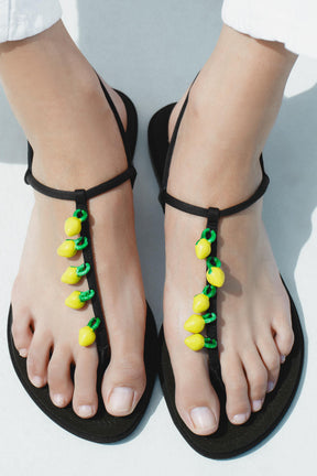 Beaded Strap Sandals