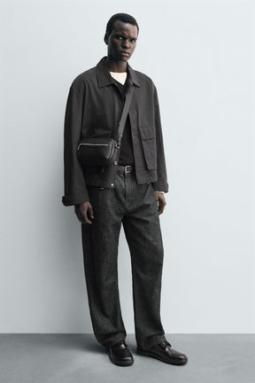 TEXTURED CROSSBODY BAG - Image 1