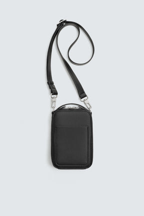 TEXTURED VERTICAL CROSSBODY BAG - Image 4