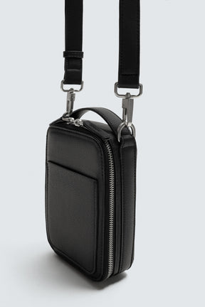 TEXTURED VERTICAL CROSSBODY BAG - Image 6