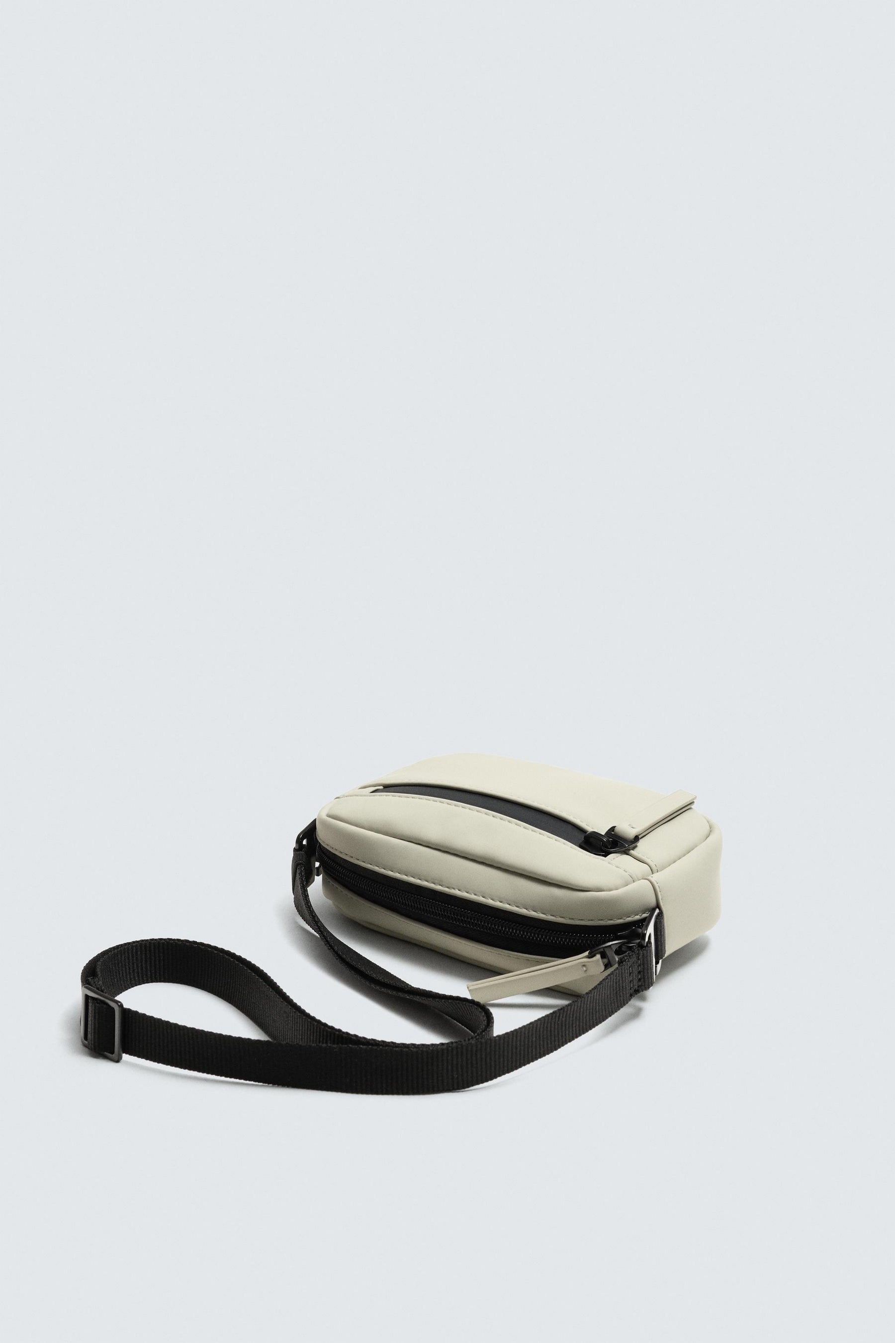 RUBBERISED CROSSBODY BAG - Image 4