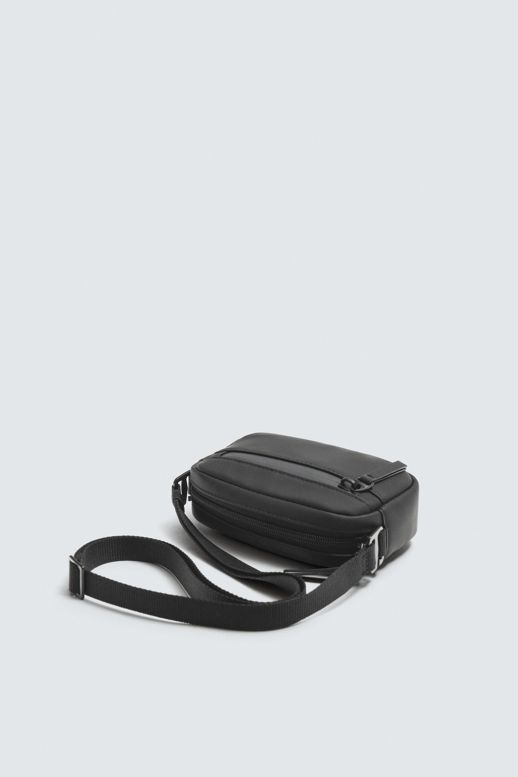 RUBBERISED CROSSBODY BAG - Image 4
