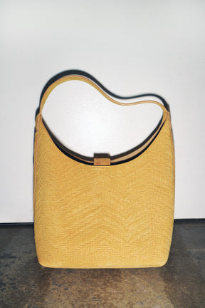 BRAIDED SUEDE LEATHER BAG
