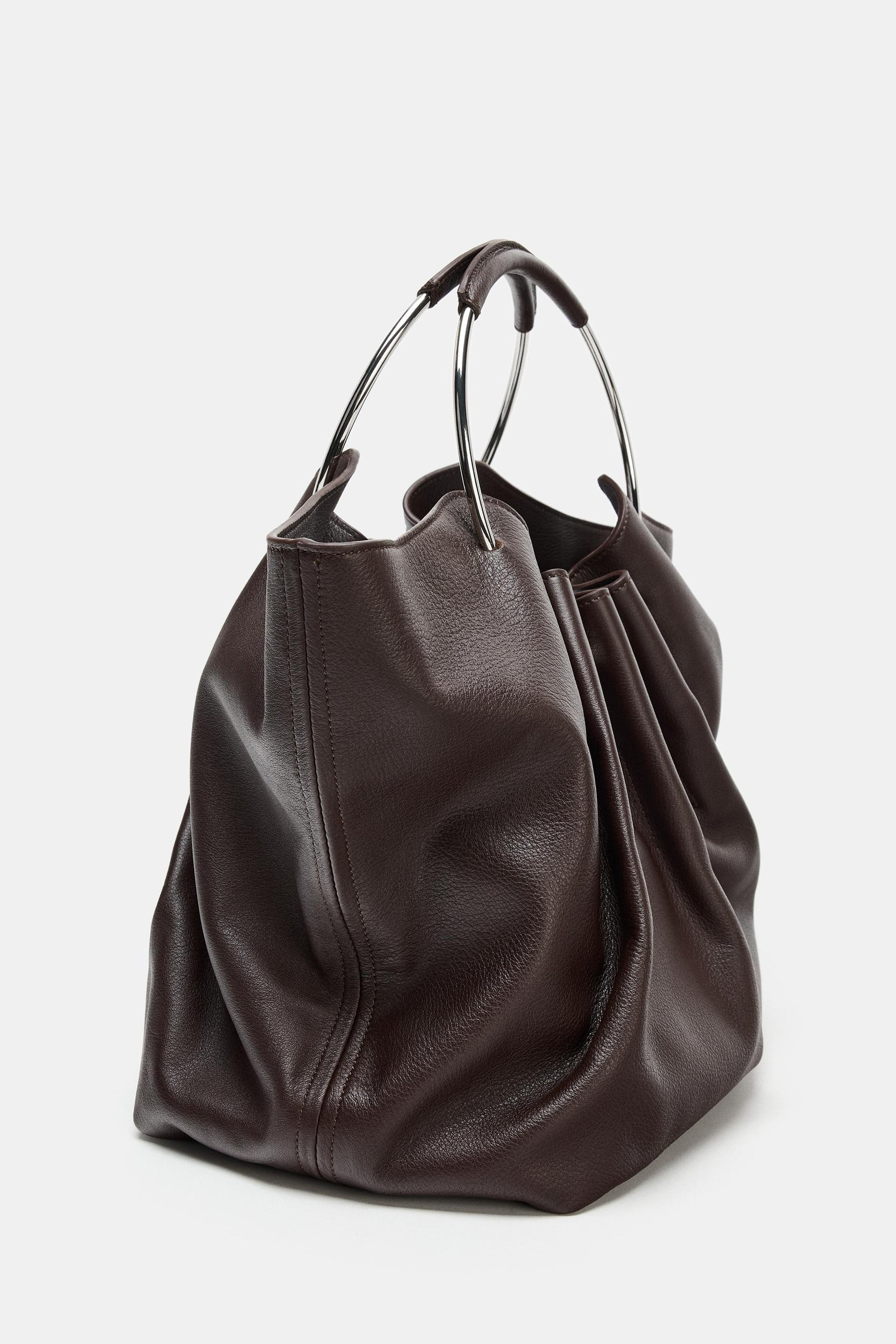 Leather Bucket Bag