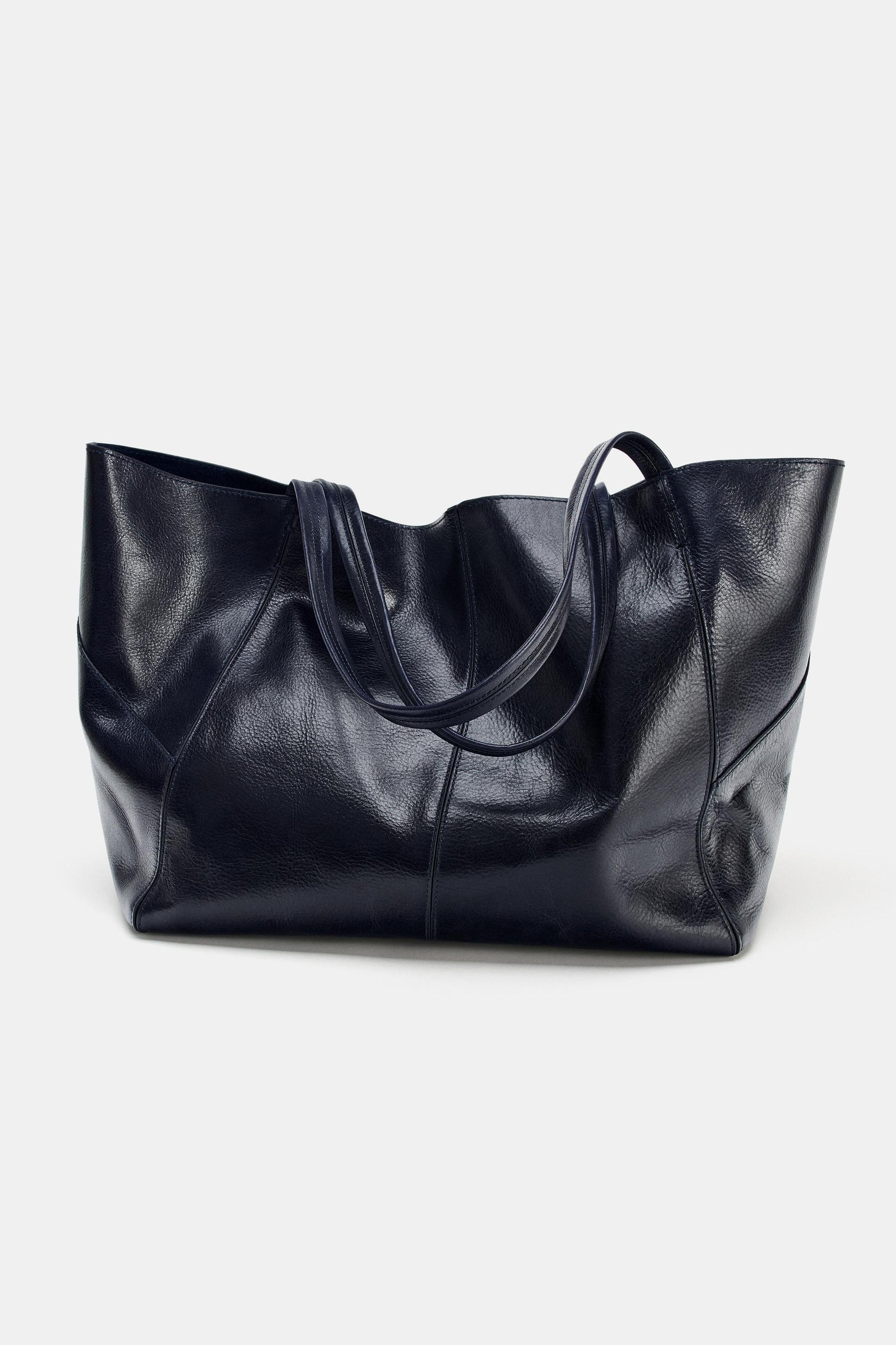Leather Maxi Tote