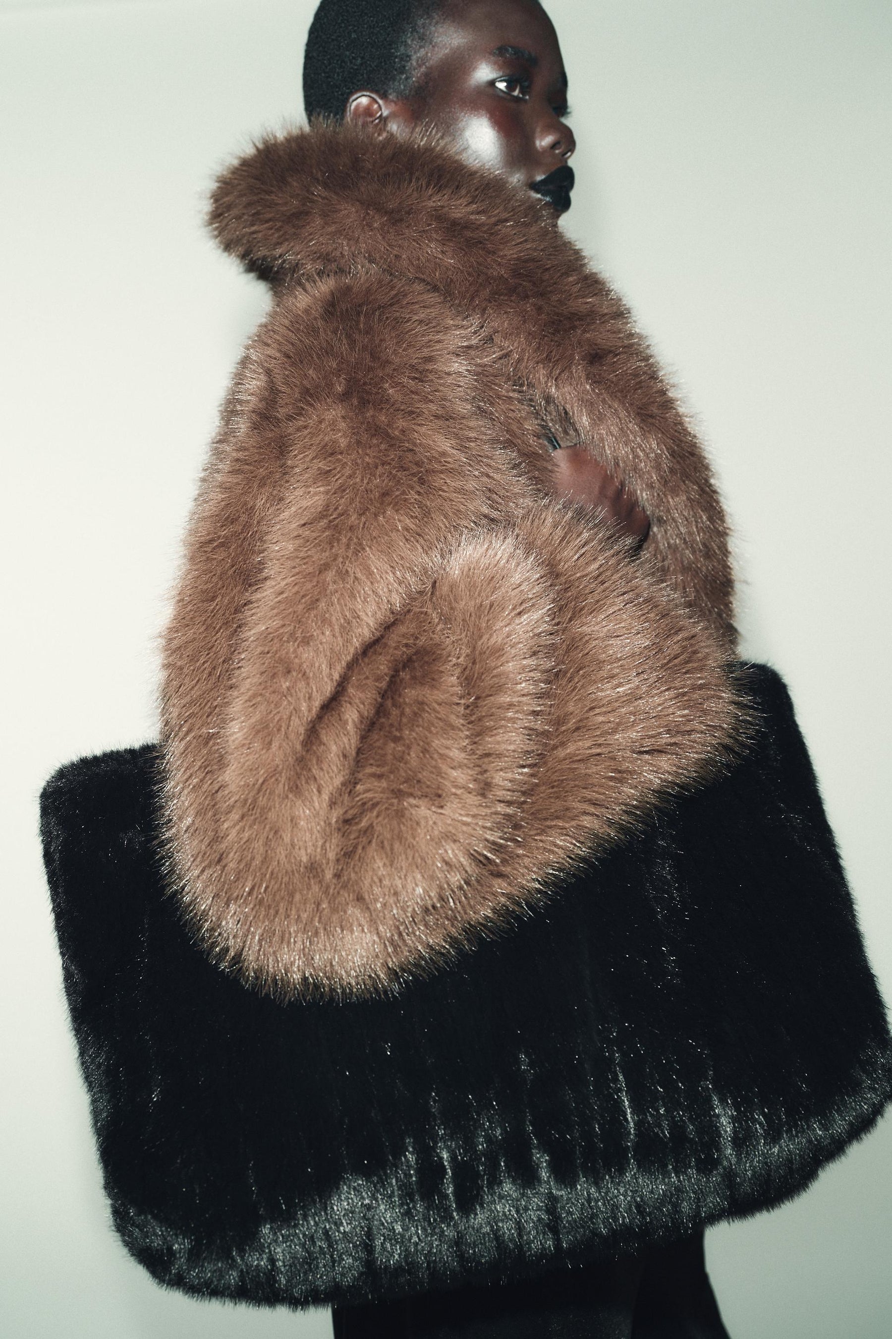 Faux Fur Tote
