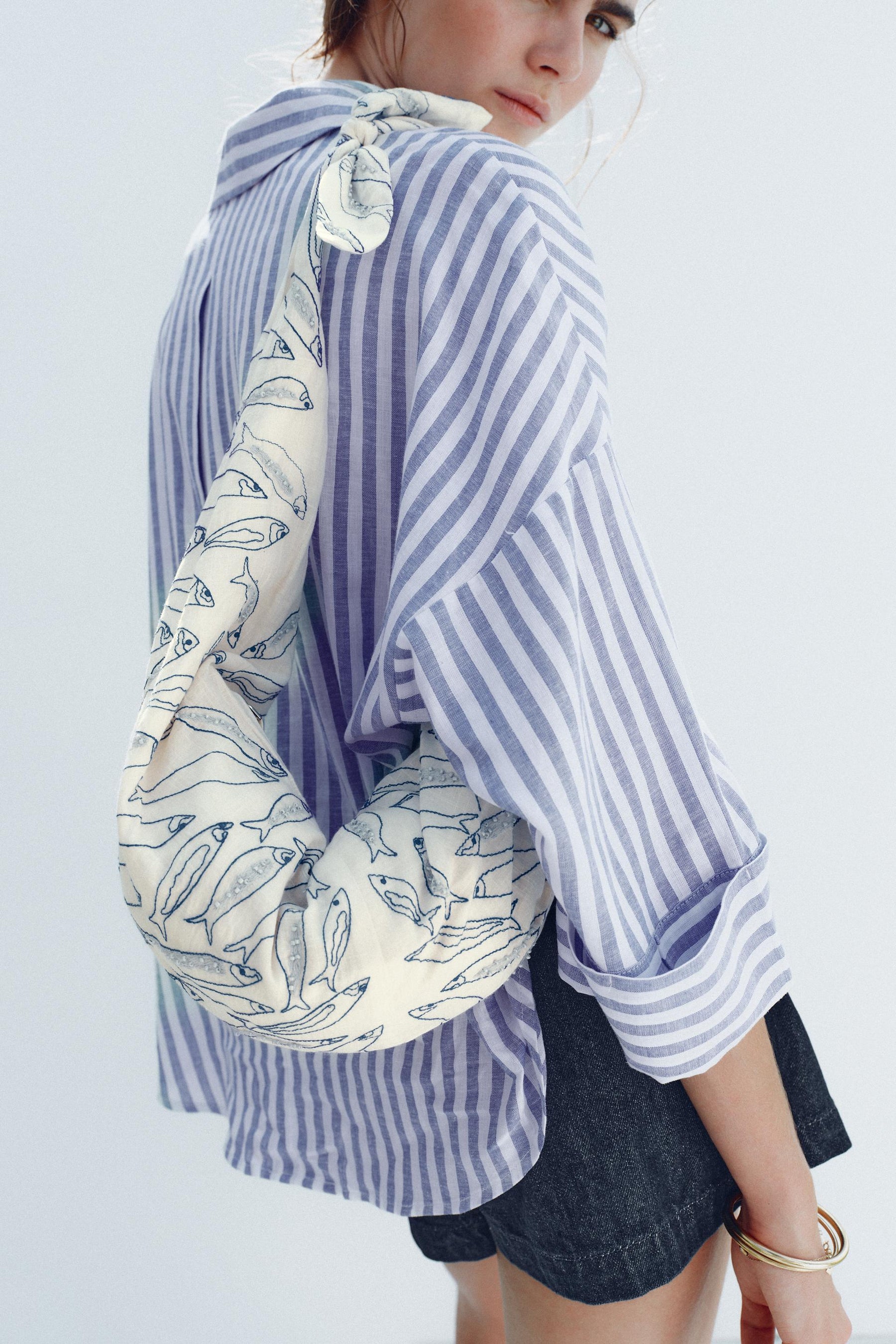 Drawstring Bow Handbag