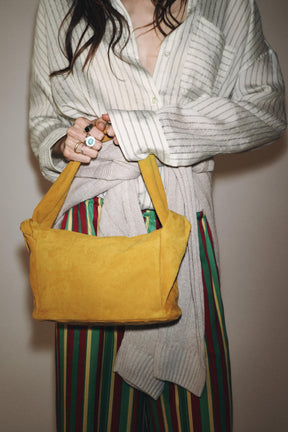 Suede Leather Crossbody