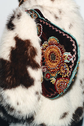 Embroidered Shoulder Bag