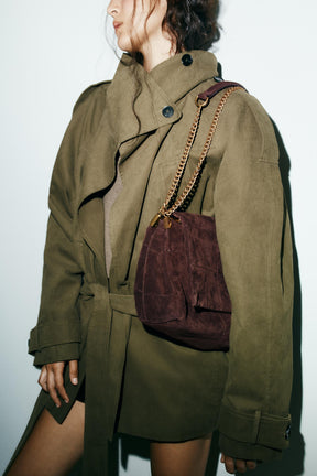 LEATHER SHOULDER BAG