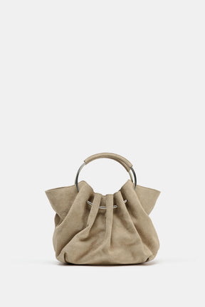 Suede Bucket Bag