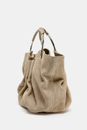 Suede Bucket Bag