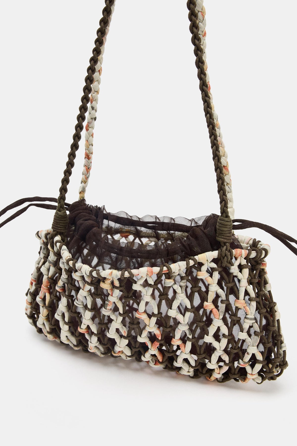 BRAIDED KNIT BAG